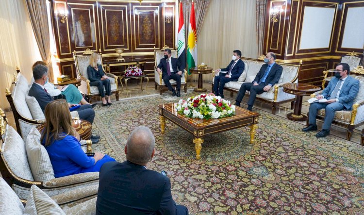 Mesrur Barzani ile AB temsilcisi, Irak seçimlerini görüştü