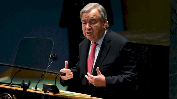 Guterres'ten iklim krizi açıklaması: Uçurumun kenarındayız