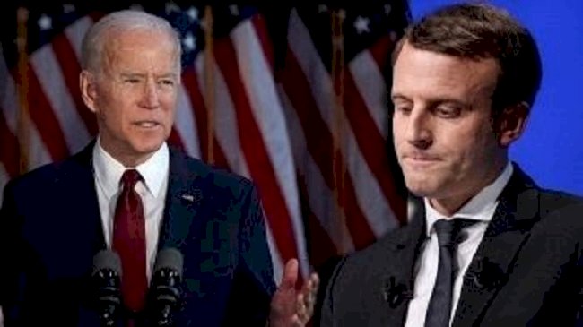 Macron ve Biden, "denizaltı krizini" görüştü!