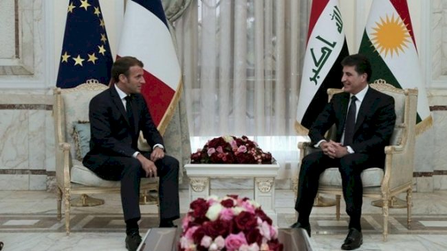 Macron'dan Neçirvan Barzani'ye teşekkür mektubu