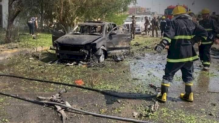 Anbar'da polis karakoluna bomba yüklü araçla saldırı