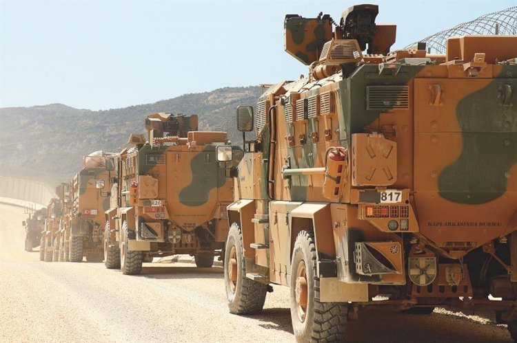 Rus basını: Türk ordusuna ait büyük bir konvoy İdlib'e ulaştı
