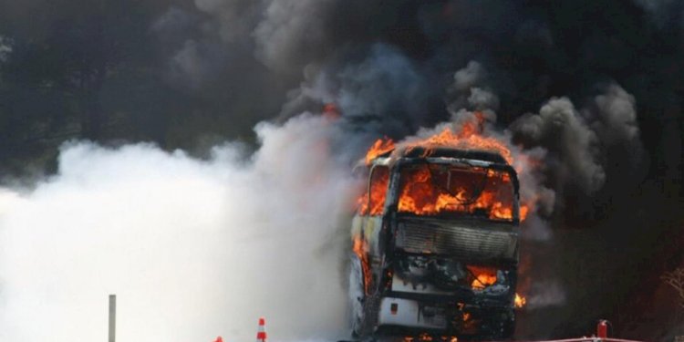 İstanbul’dan hareket eden otobüs alev aldı: 46 kişi yanarak öldü