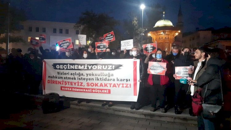 Diyarbakır'da Halk sokakta: 'geçinemiyoruz' protestosu yapıldı