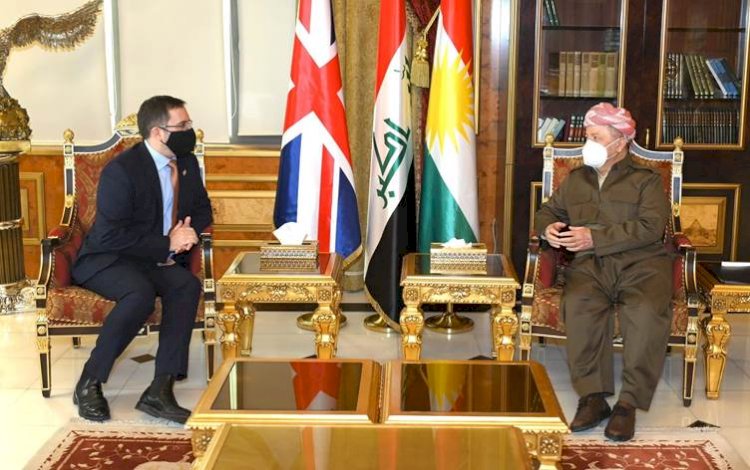 Başkan Mesud Barzani, İngiltere ve İtalya büyükelçileri ile görüştü