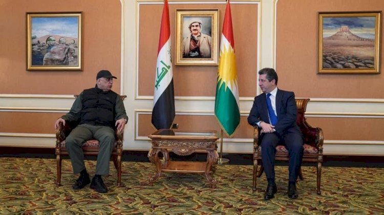 Mesrur Barzani Erbil’e gelen Irak Başbakanı Kazımi ile bir araya geldi