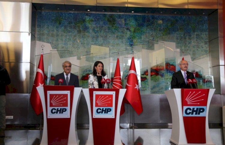 HDP Eş Genel Başkanlarının CHP Genel Merkezini ziyareti sonrası ortak açıklama