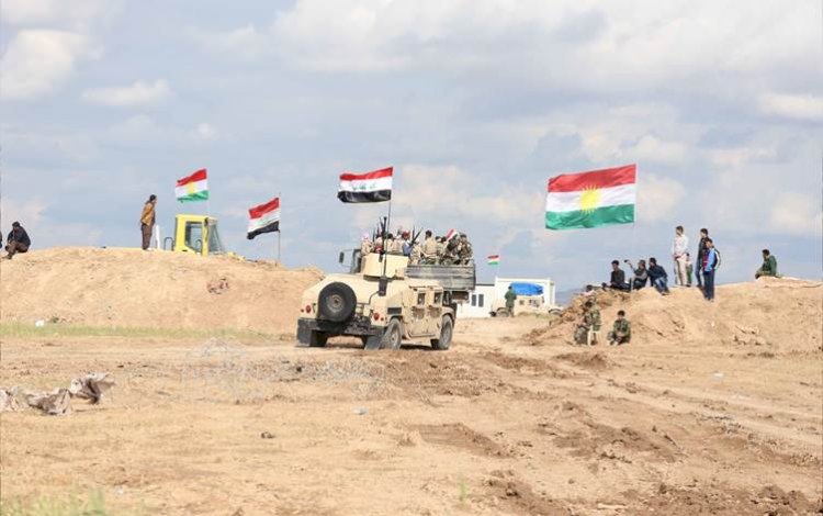 Peşmerge ve Irak ordusundan ortak operasyon