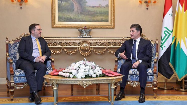Neçirvan Barzani İngiliz büyükelçiyle Irak’taki durumu görüştü