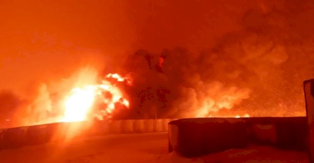 MARAŞ - Kürdistan-Türkiye petrol boru hattındaki yangın kontrol altına alındı