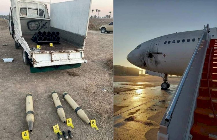 Bağdat Havalimanı'na 6 roketle saldırı