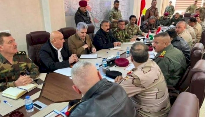 Peşmerge ve Irak ordusu yetkilileri Kerkük'te toplandı