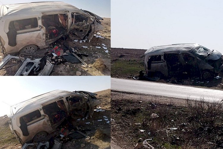 Türk SİHA'ları Rojava'nın Dırbesiye kentinde bir aracı bombaladı