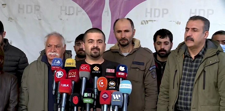 HDP Erbil Temsilciliğinden Mahmur, Şengal ve Derik bombardımanı açıklaması