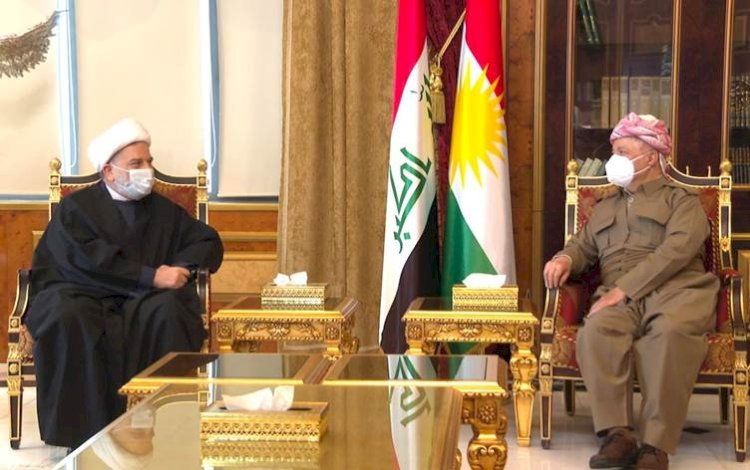 Başkan Barzani, Irak Yüksek İslam Konseyi Başkanı’nı kabul etti