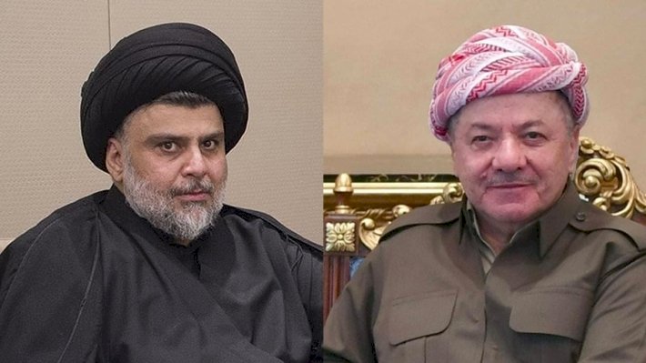 Başkan Barzani ve Sadr’dan telefon görüşmesi