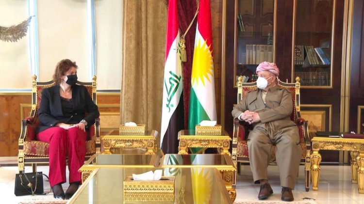 Mesud Barzani AB temsilcisiyle Irak’ı görüştü