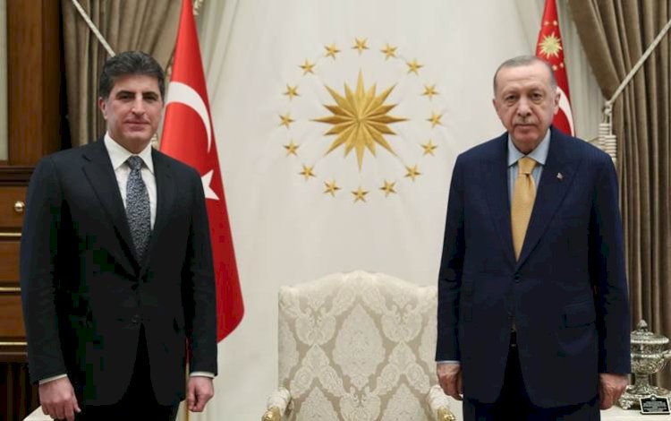 Cumhurbaşkanı Erdoğan’dan, Başkan Neçirvan Barzani’ye teşekkür