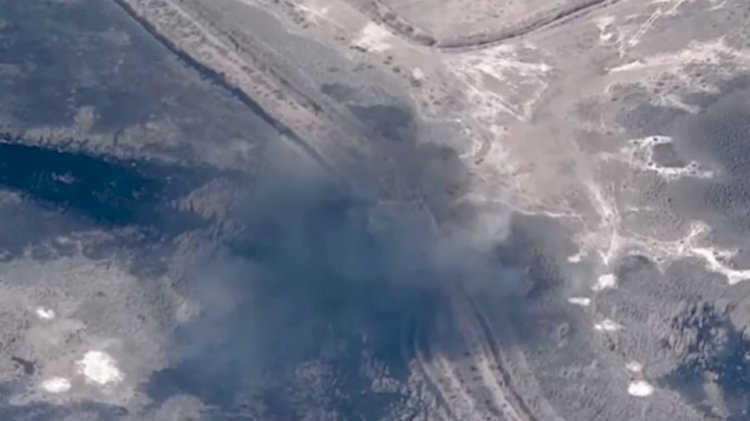 Kerkük’te IŞİD sığınaklarına hava bombardımanı ateş