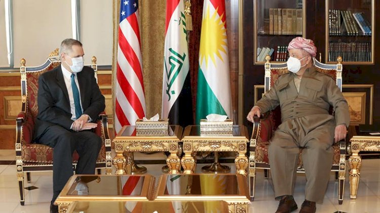 Başkan Mesud Barzani ve ABD Büyükelçisi Tueller Irak’taki siyasi süreci görüştü