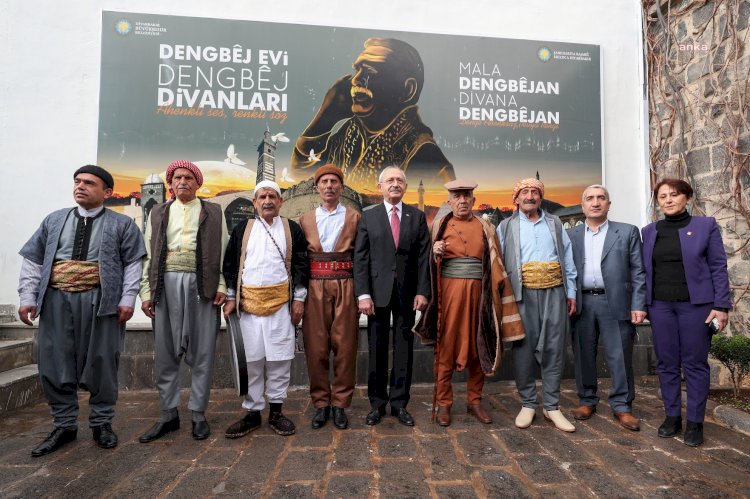 Kılıçdaroğlu'ndan Diyarbakır 'dengbêj' evine ziyaret