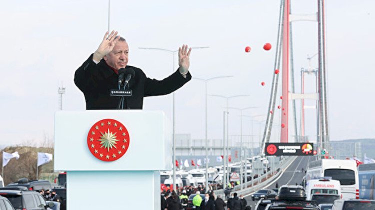 Erdoğan,  1915 Çanakkale Köprüsü'nü açtı: Geçiş ücreti 200 TL