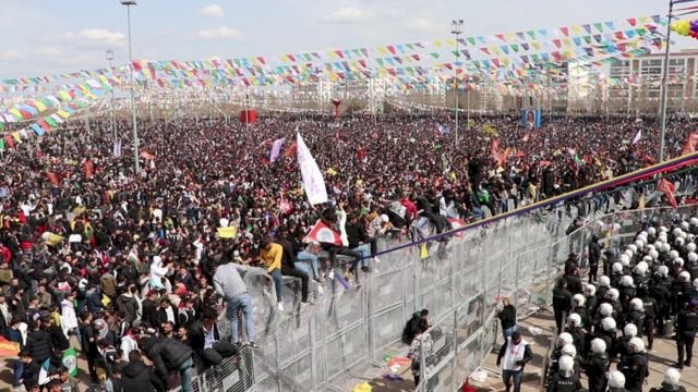 Diyarbakır'daki Newroz kutlamalarında 298 gözaltı