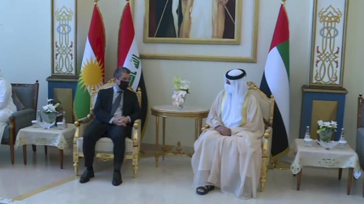 Başbakan Mesrur Barzani, Ras Al Khaimah Emiri ile bir araya geldi