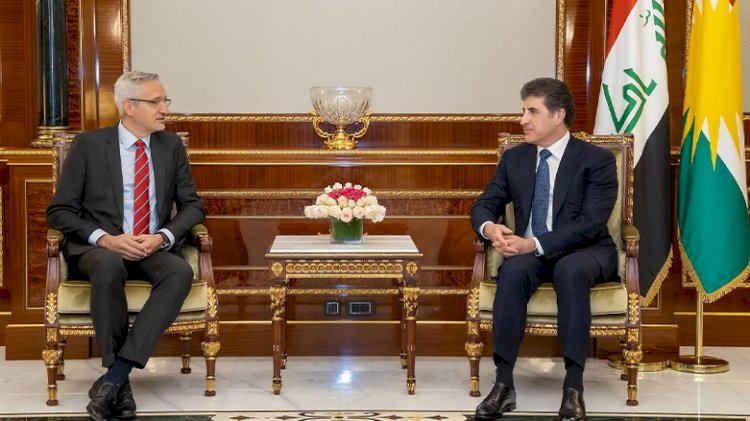 Neçirvan Barzani Almanya’nın Bağdat Büyükelçisi’ni kabul etti