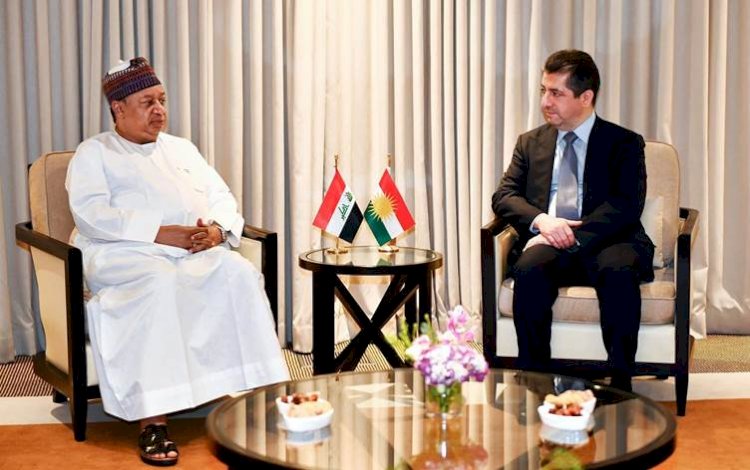 Mesrur Barzani, OPEC Başkanı Barkindo ile görüştü