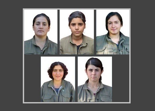 PKK hayatını kaybeden 5 kadın üyesinin kimlik bilgilerini açıkladı