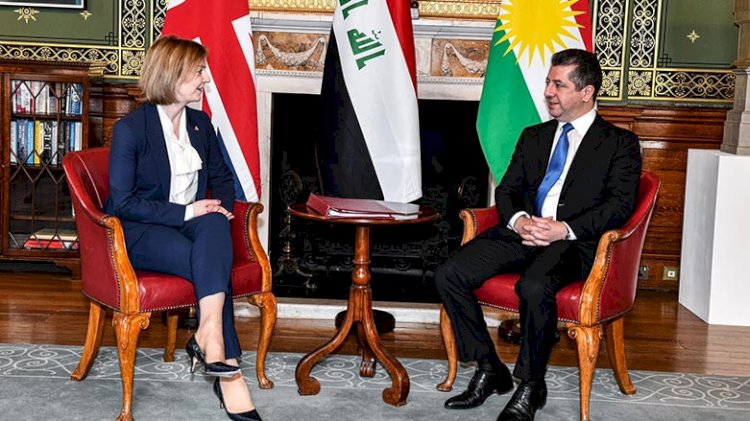 Başbakan Mesrur Barzani, İngiltere Dışişleri Bakanı’yla görüştü