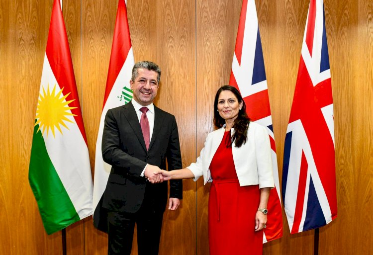 Başbakan Mesrur Barzani İngiltere İçişleri Bakanı ile bir araya geldi