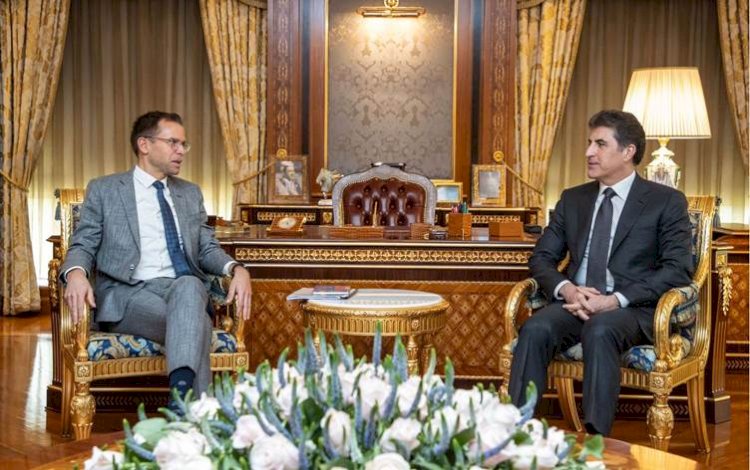 Neçirvan Barzani, Belçika Büyükelçisi Bulcke ile görüştü