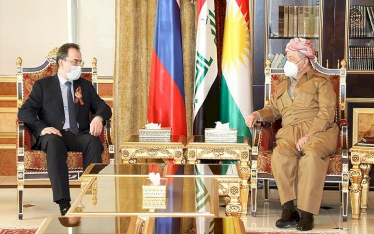 Başkan Mesud Barzani, Rusya büyükelçisiyle görüştü