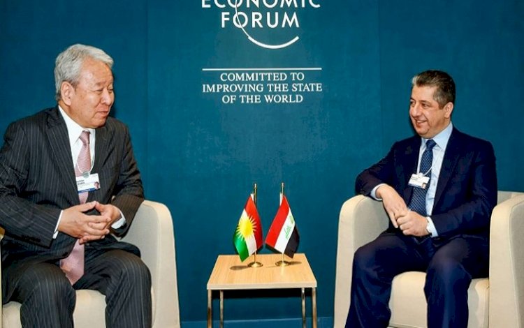 Davos - Mesrur Barzani, Japonya Uluslararası İşbirliği Ajansı Başkanı ile görüştü