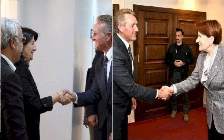 ABD Büyükelçisi Flake, HDP ve İYİ Parti'yi ziyaret etti