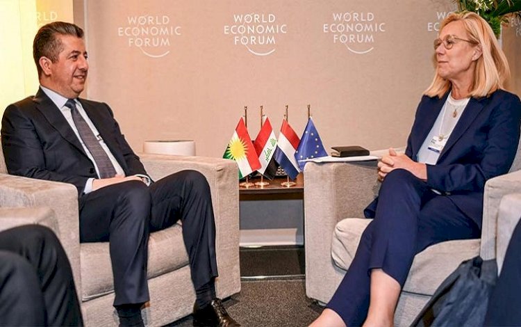 Mesrur Barzani Hollanda Maliye Bakanı’yla görüştü