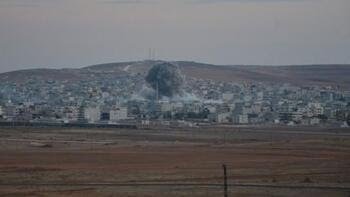 Kobane ve Menbıc'ın Köylerine bombardıman