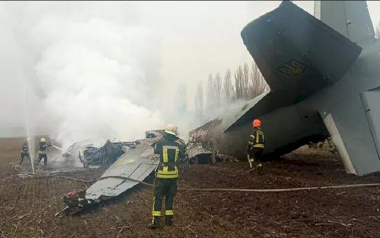 Rusya: Ukrayna'ya ait mühimmat taşıyan askeri kargo uçağı düşürüldü