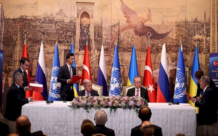 Tahıl koridoru anlaşması İstanbul’da imzalandı