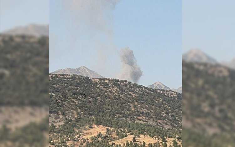 Türkiye’ye ait savaş uçaklarından Çemanke’ye hava saldırısı