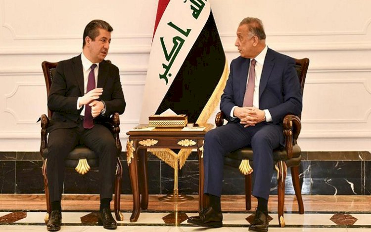 Başbakan Mesrur Barzani ve Kazimi, Türkiye’nin saldırılarını ve petrol dosyasını görüştü