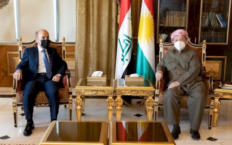 Başkan Mesud Barzani, ABD’den dönen Peşmerge Bakanı’nı kabul etti