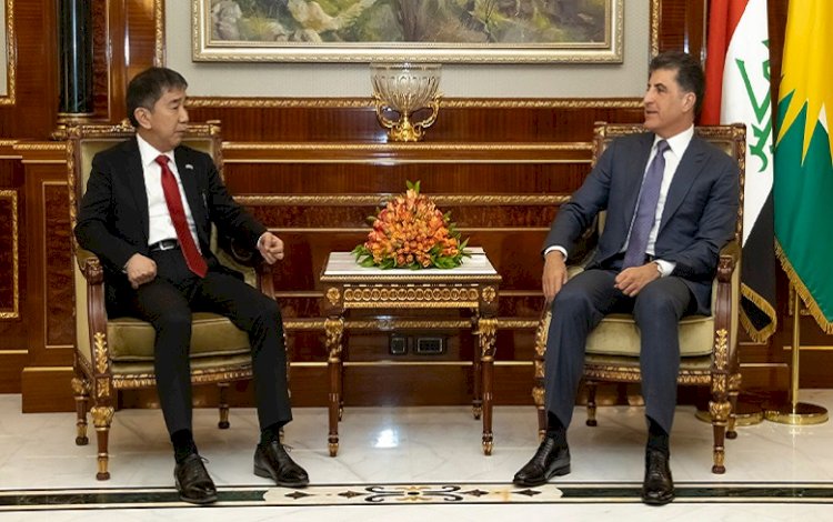 Neçirvan Barzani, Japon büyükelçiyi kabul etti
