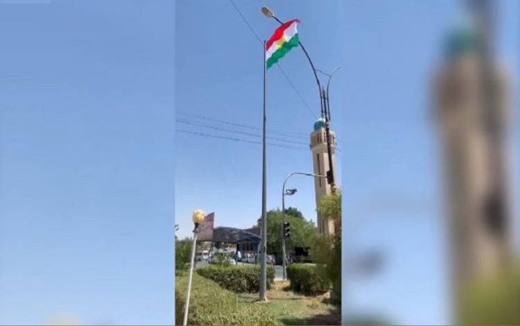 Kürdistan bayrağı nedeniyle YNK asayişinin Hanekin'de faaliyetleri sınırlandırıldı