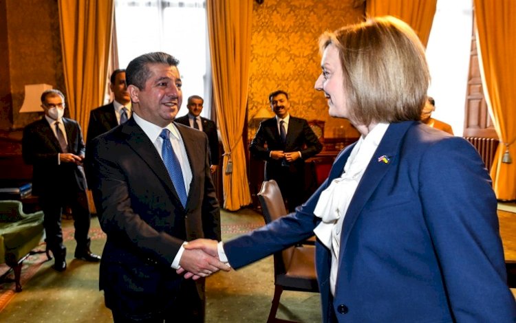 Başbakan Mesrur Barzani’den yeni İngiltere Başbakanı Truss’a tebrik