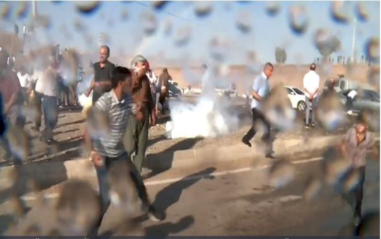 Cudi'ye yürümek isteyenler tazyikli su ve gaz bombaları ile engellendi