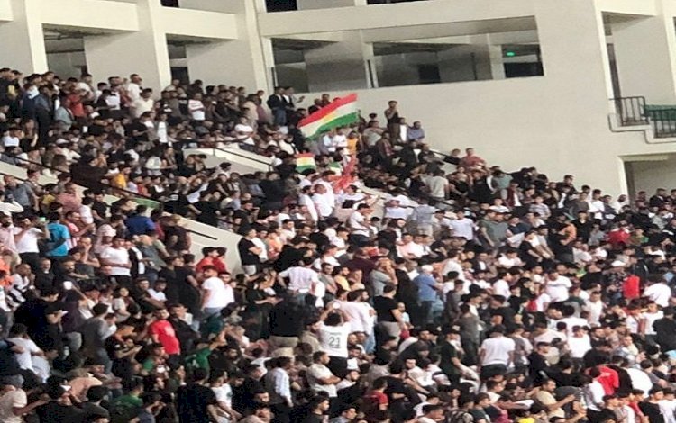 Amedspor maçında 'Kürdistan bayrağı' gözaltıları