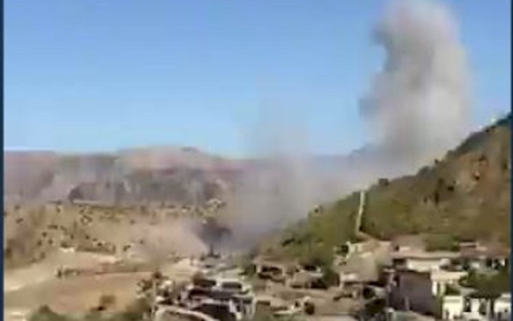 Savaş uçakları Süleymaniye’nin Şarbajer ilçesi kırsalını bombaladı